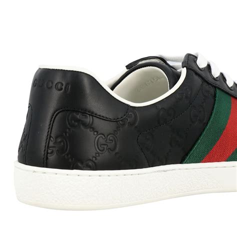 chaussure gucci noir homme|destockage marque gucci.